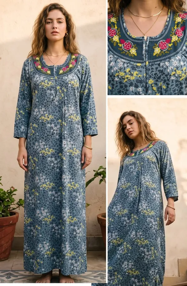 Trending_Premium_Women_Hosiery_Printed_Maxi_Dress_Embroidered_Full_Sleeve_Daily_Wear_Nighty
