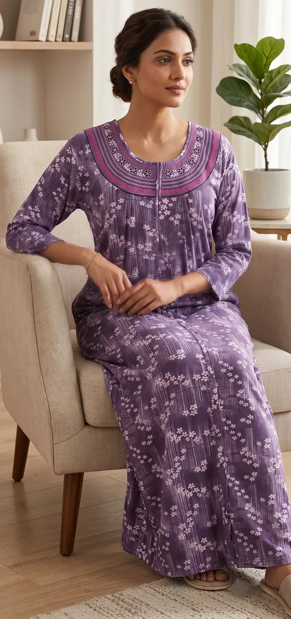 Trending_Premium_Women_Hosiery_Printed_Maxi_Dress_Embroidered_Full_Sleeve_Daily_Wear_Nighty