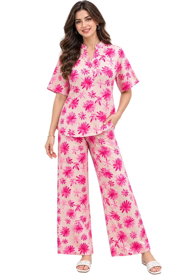 Women_Pink_Floral_Printed_Rayon_Co-Ord_Set