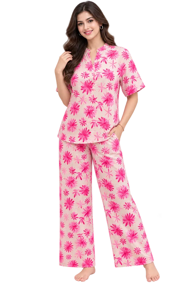 Women_Pink_Floral_Printed_Rayon_Co-Ord_Set