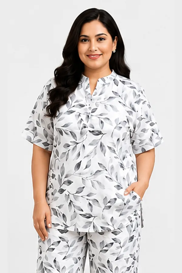 Women_Grey_Leaf_Printed_Rayon_Co-Ord_Set