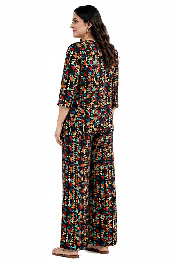 Women’s_Printed_Co-Ord_Set_–_Stylish_Geometric_Print_Top_&_Wide-Leg_Pants_Set