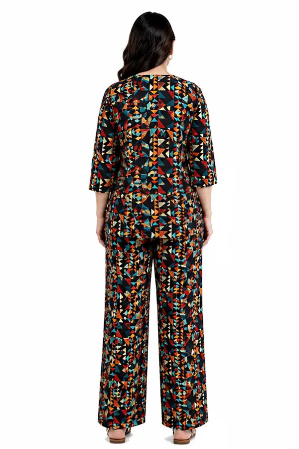 Women’s_Printed_Co-Ord_Set_–_Stylish_Geometric_Print_Top_&_Wide-Leg_Pants_Set