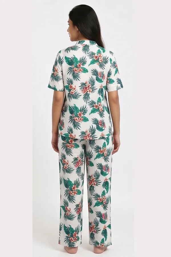 Women’s_White_Tropical_Floral_Cotton_Twill_Lycra_Co-Ord_Set