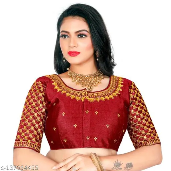 Trendy_Women_Jacquard_Blouse