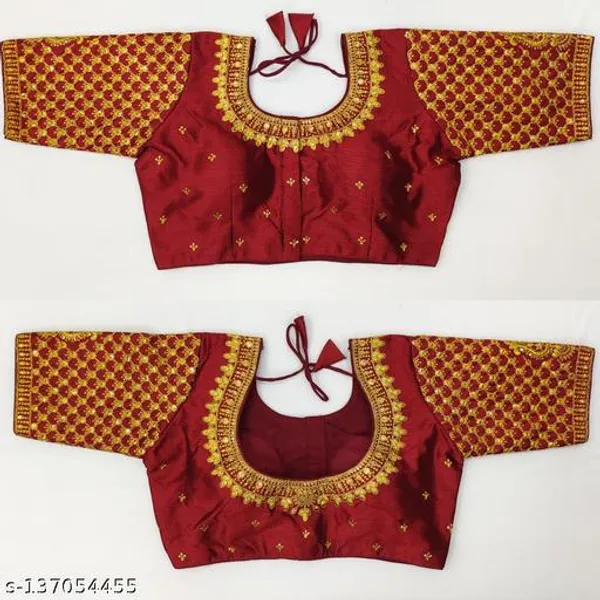 Trendy_Women_Jacquard_Blouse