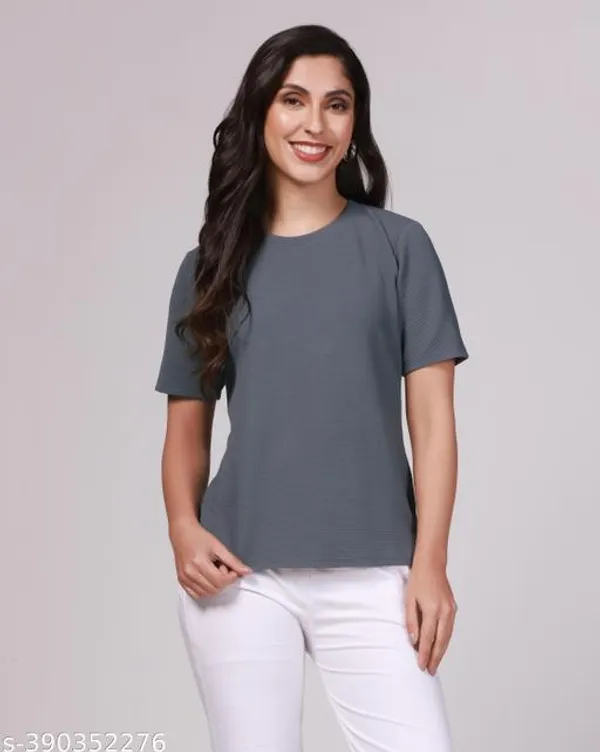 Casual_Regular_Plain_Karara_T_Shirt
