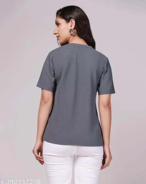 Casual_Regular_Plain_Karara_T_Shirt