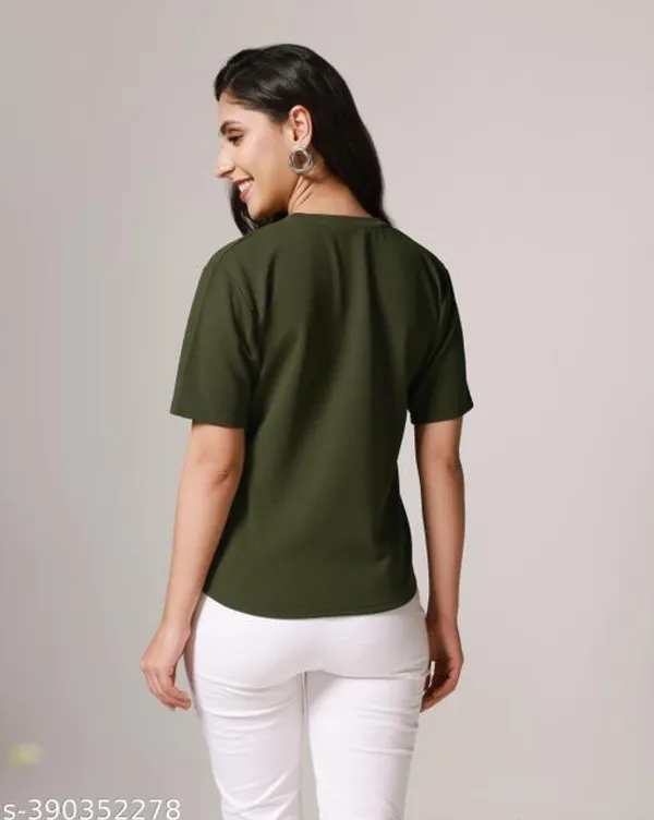 Casual_Regular_Plain_Karara_T_Shirt