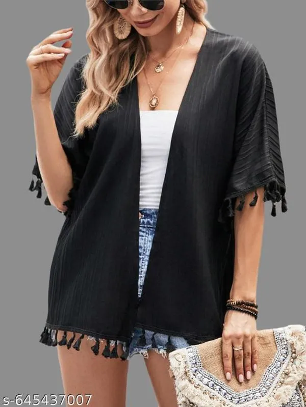 Bohemian_3_4_Sleeve_Printed_Shrug_Paisley_Print_Kimono_With_Tassels_Printed_Loose_Fit_Open_Front_Cardigan_Printed_Shrug_Shrug_For_Woman_Woman_Shrug_Long_Shrug_For_Woman_Black_Shrug_Woman_Fashionable_Woman_Shrug_Fancy_Shrug_For_Woman
