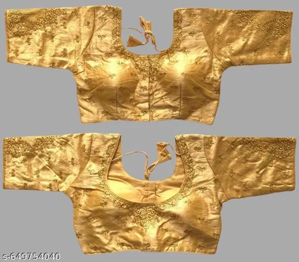 Readymade_Phantom_Silk_Blouse_Design_Women_Blouses_Round_Neck_New_2025