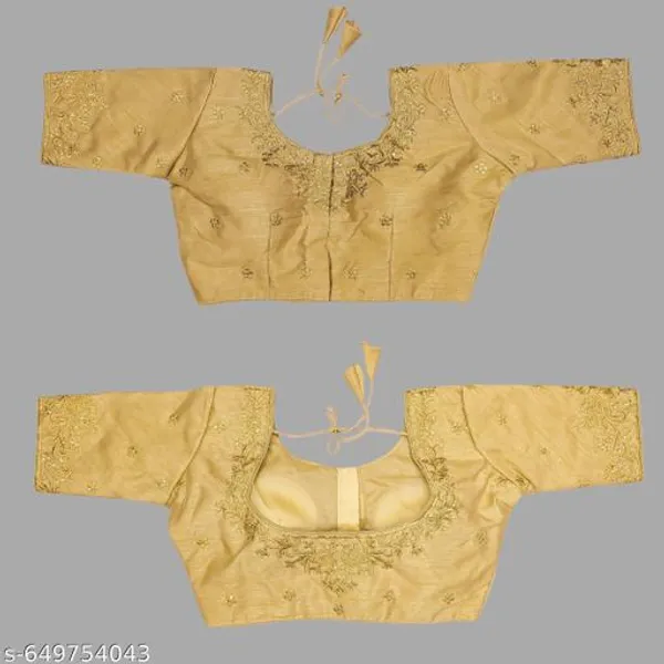 Readymade_Phantom_Silk_Blouse_Design_Women_Blouses_Round_Neck_New_2025