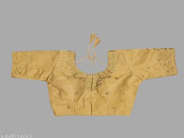 Readymade_Phantom_Silk_Blouse_Design_Women_Blouses_Round_Neck_New_2025