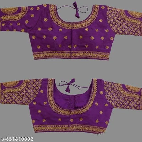 Trendy_Embroidery_Work_Pahtom_Silk_Round_Neck_Alterable_Blouse_Design_For_Woman