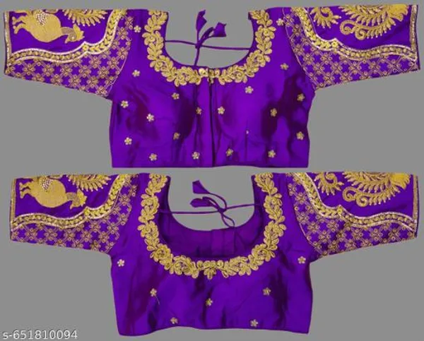 Trendy_Embroidery_Work_Pahtom_Silk_Round_Neck_Alterable_Blouse_Design_For_Woman
