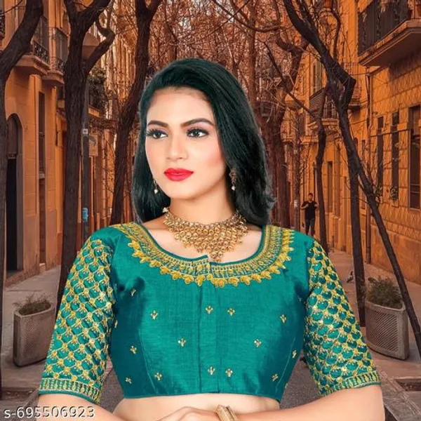Latest_And_Graceful_Phantom_Woman_Embroidery_Blouse_Unique_Design_Blouse_Top_Quality_Blouse_Design