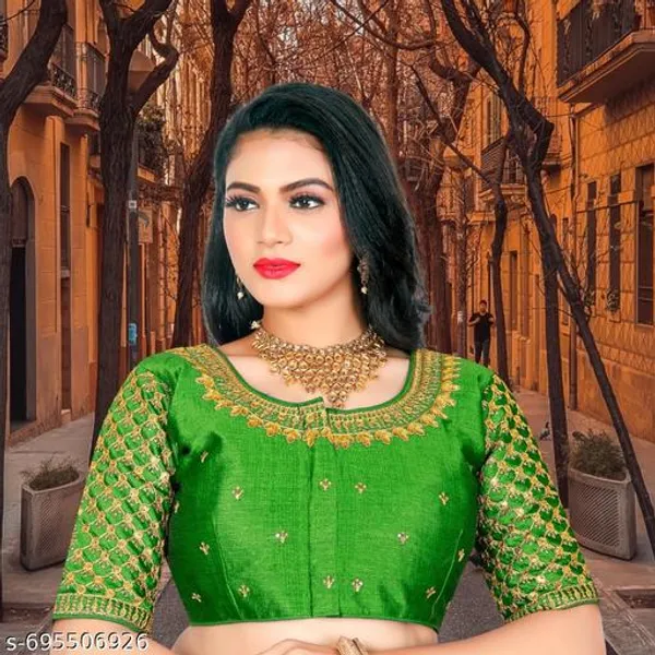 Latest_And_Graceful_Phantom_Woman_Embroidery_Blouse_Unique_Design_Blouse_Top_Quality_Blouse_Design