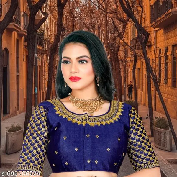 Latest_And_Graceful_Phantom_Woman_Embroidery_Blouse_Unique_Design_Blouse_Top_Quality_Blouse_Design