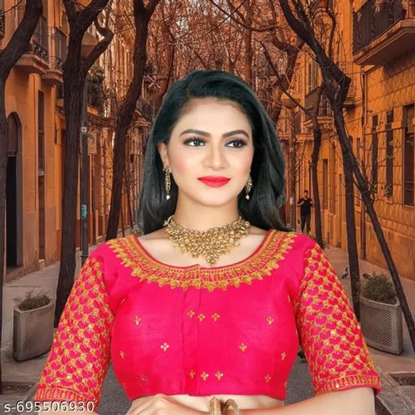 Latest_And_Graceful_Phantom_Woman_Embroidery_Blouse_Unique_Design_Blouse_Top_Quality_Blouse_Design