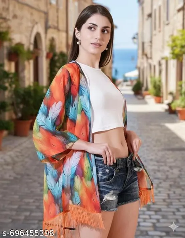 Printed_Shrug_Paisley_Print_Kimono_With_Tassels_Printed_Loose_Fit_Open_Front_Cardigan_Printed_Shrug_Shrug_For_Woman_Woman_Shrug_Long_Shrug_For_Woman_Black_Shrug_Woman_Fashionable_Woman_Shrug