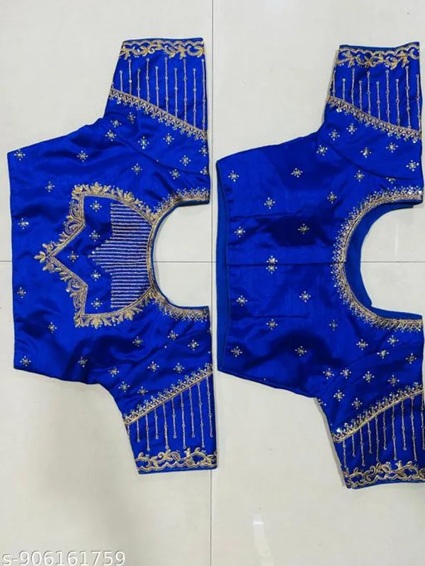 Latest_And_Graceful_Mono_Silk_Woman_Embroidery_Blouses