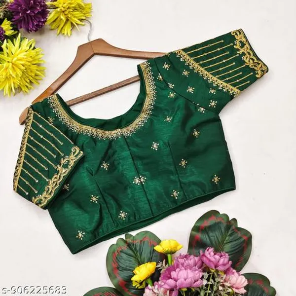 Ready_Blouse_Mono_Silk_Woman_Embroidery_Blouses