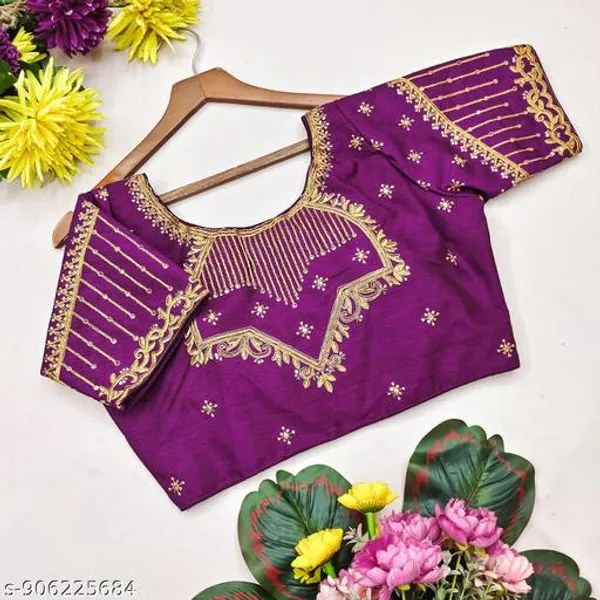 Ready_Blouse_Mono_Silk_Woman_Embroidery_Blouses