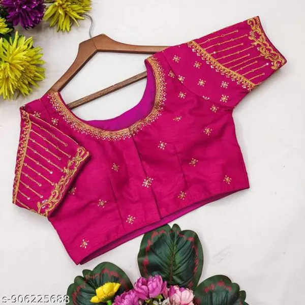 Ready_Blouse_Mono_Silk_Woman_Embroidery_Blouses