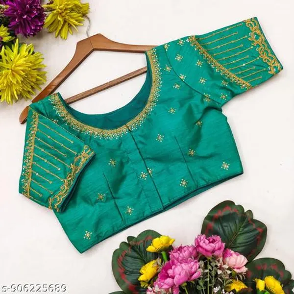 Ready_Blouse_Mono_Silk_Woman_Embroidery_Blouses