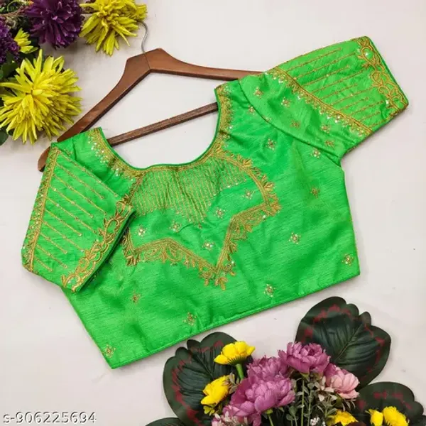Ready_Blouse_Mono_Silk_Woman_Embroidery_Blouses