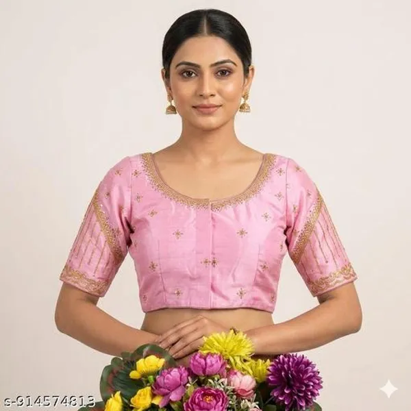 Ready_Blouse_Mono_Silk_Woman_Embroidery_Blouses