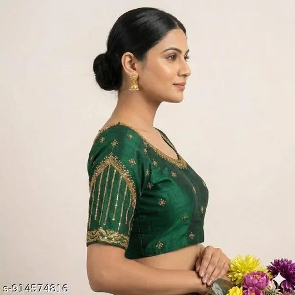 Ready_Blouse_Mono_Silk_Woman_Embroidery_Blouses