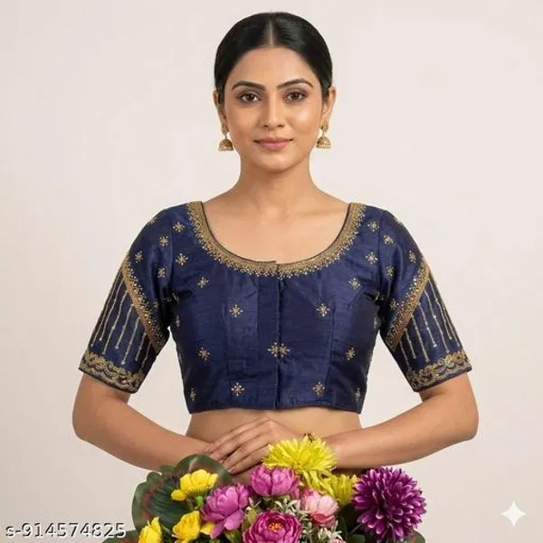 Ready_Blouse_Mono_Silk_Woman_Embroidery_Blouses