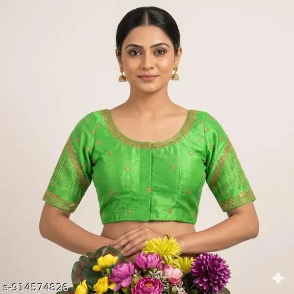 Ready_Blouse_Mono_Silk_Woman_Embroidery_Blouses