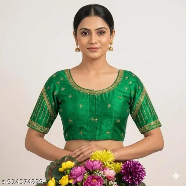 Ready_Blouse_Mono_Silk_Woman_Embroidery_Blouses