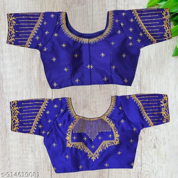 Fancy_Readymade_Blouse_Silk_Woman_Embroidery_Work_Blouses