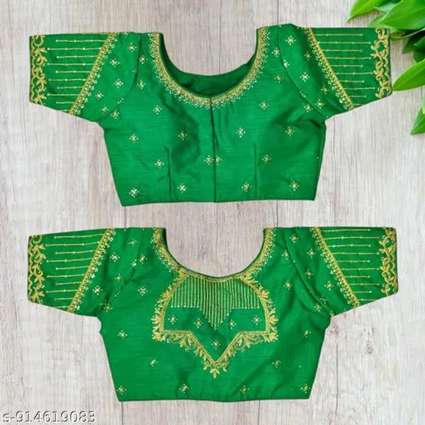 Fancy_Readymade_Blouse_Silk_Woman_Embroidery_Work_Blouses