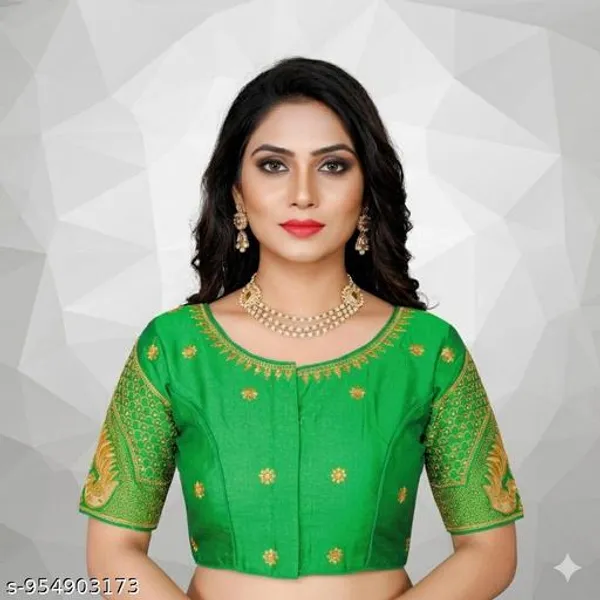 Stylish_Blouse_Design_Embroidery_Work_Ready_Made_Blouse