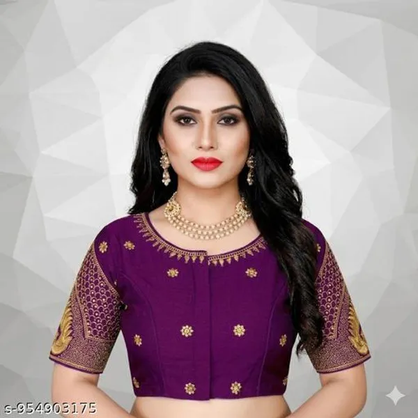 Stylish_Blouse_Design_Embroidery_Work_Ready_Made_Blouse