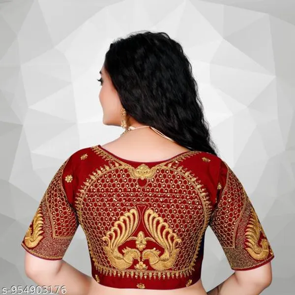 Stylish_Blouse_Design_Embroidery_Work_Ready_Made_Blouse