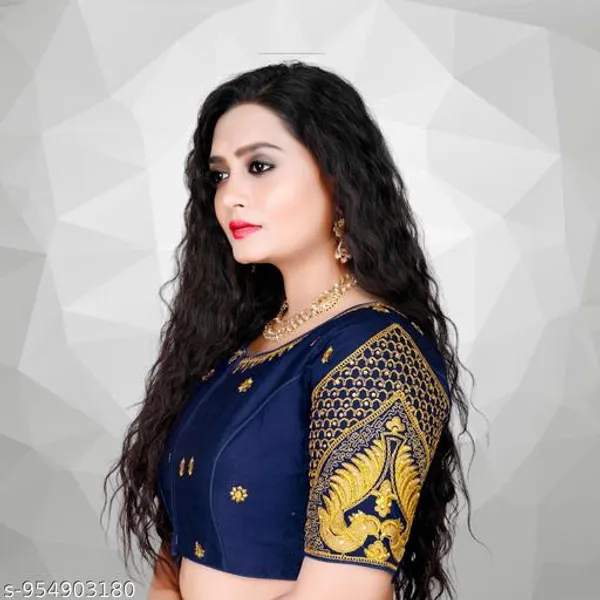 Stylish_Blouse_Design_Embroidery_Work_Ready_Made_Blouse