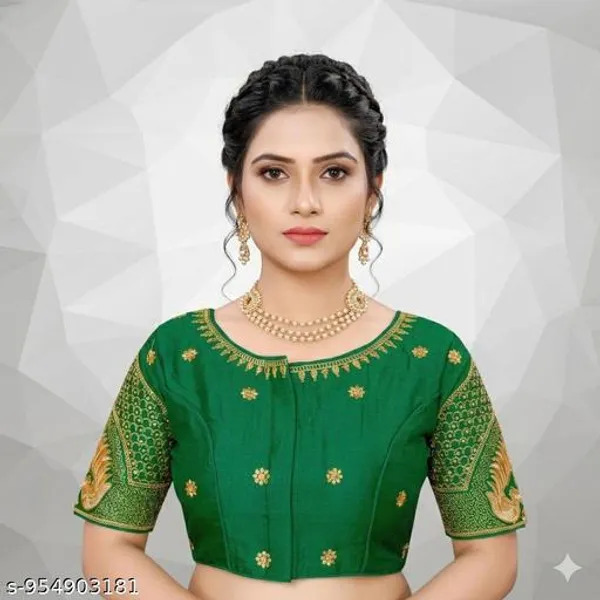 Stylish_Blouse_Design_Embroidery_Work_Ready_Made_Blouse