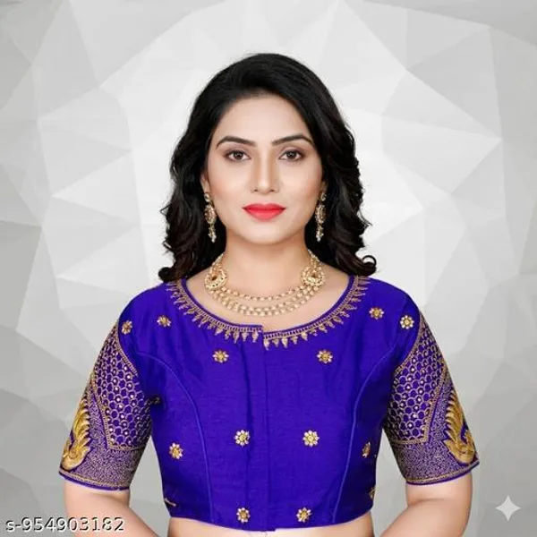 Stylish_Blouse_Design_Embroidery_Work_Ready_Made_Blouse