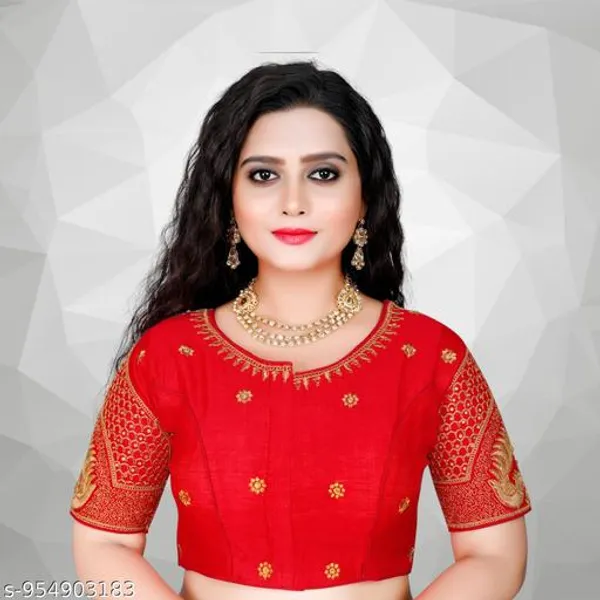Stylish_Blouse_Design_Embroidery_Work_Ready_Made_Blouse
