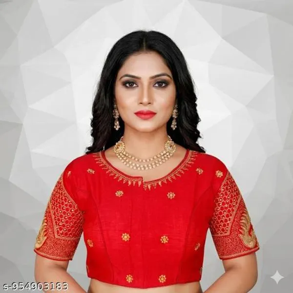 Stylish_Blouse_Design_Embroidery_Work_Ready_Made_Blouse