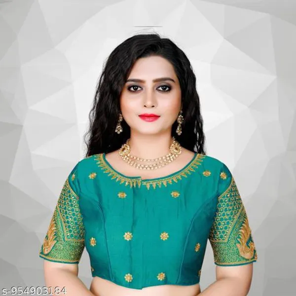Stylish_Blouse_Design_Embroidery_Work_Ready_Made_Blouse