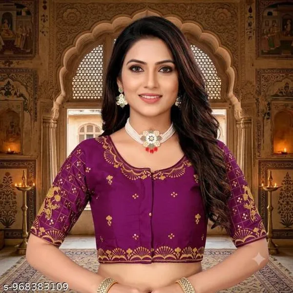 Latest_Fabric_Embroidery_Work_Blouse_Design_For_Women