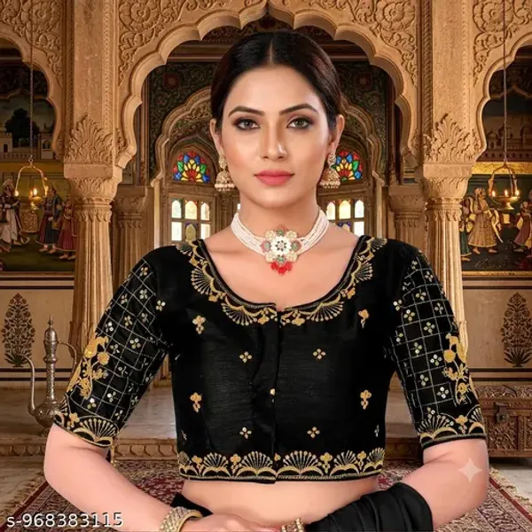 Latest_Fabric_Embroidery_Work_Blouse_Design_For_Women
