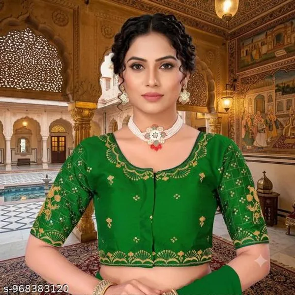 Latest_Fabric_Embroidery_Work_Blouse_Design_For_Women