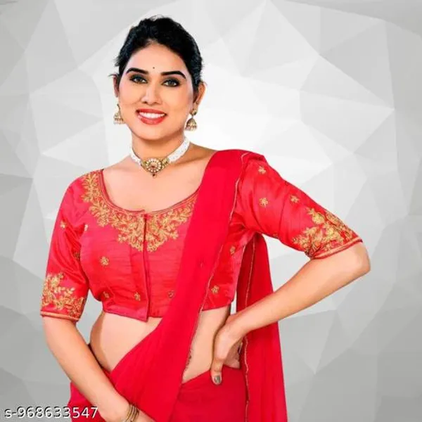 Fancy_Fabric_Design_Embroidery_Work_Blouse_Design_For_Women